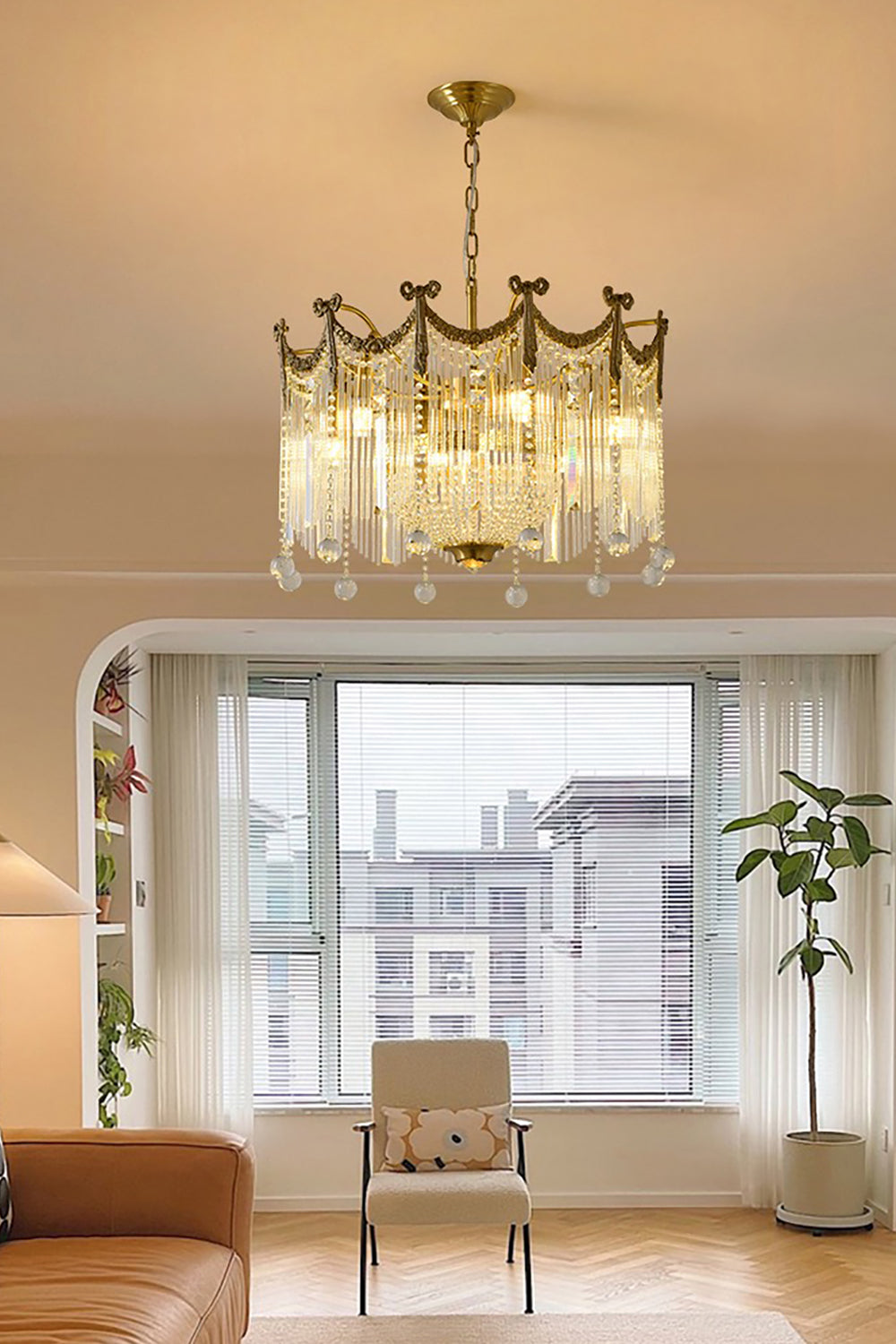 Palace Water Drop Chandelier - vexalamps