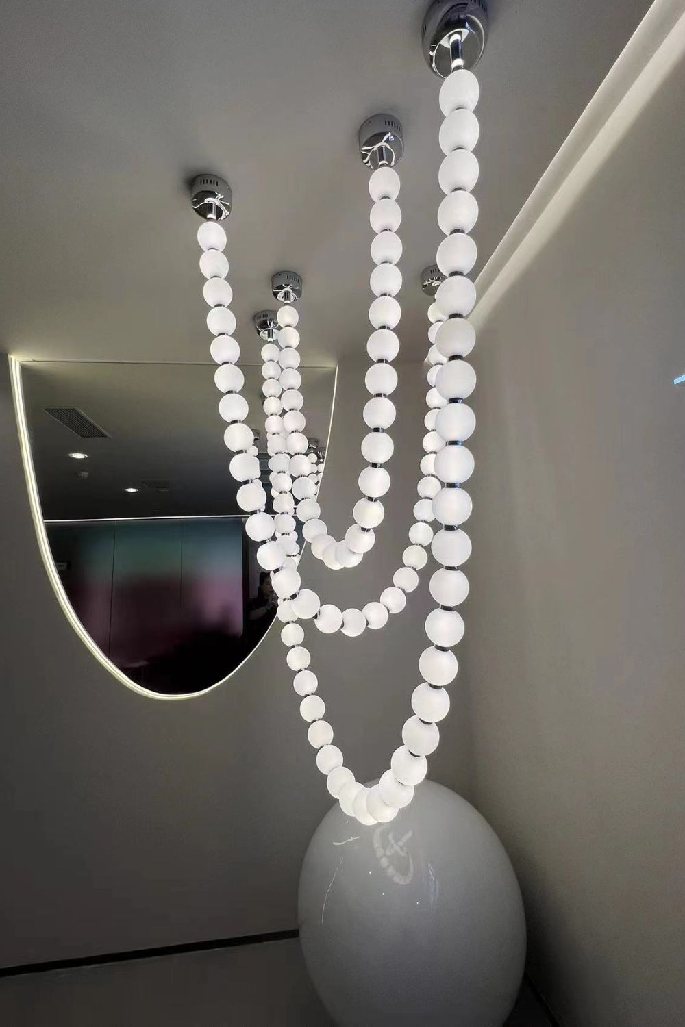 Pearl Necklace Chandelier 12cm - view 5 | vexalamps