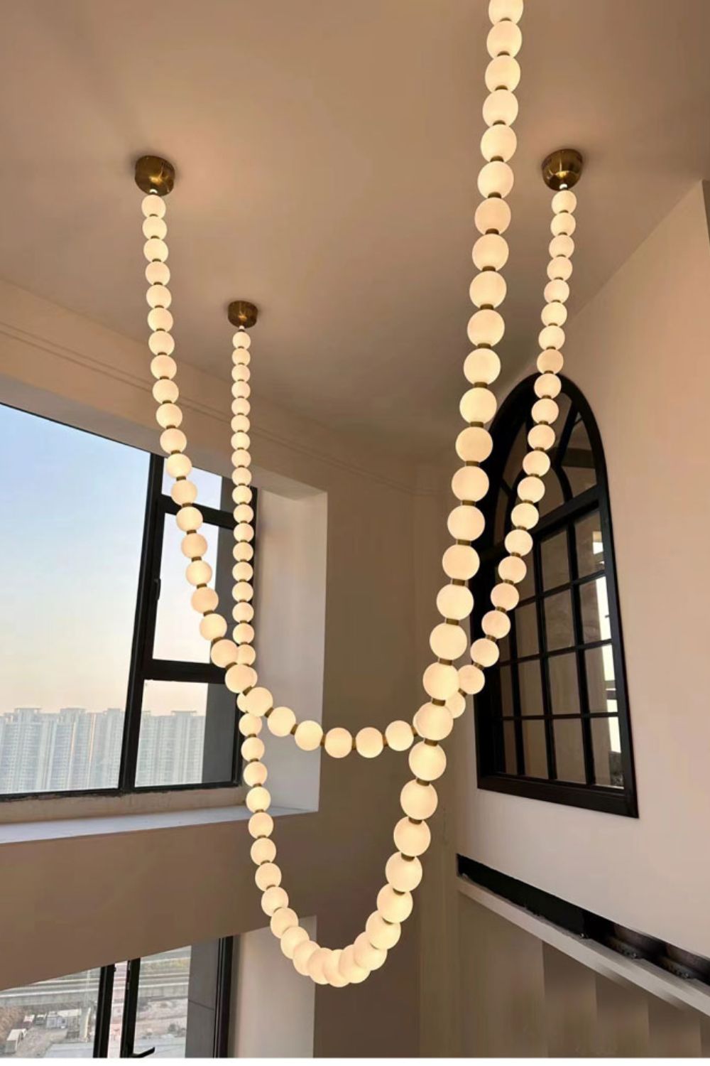 Pearl Necklace Chandelier 12cm - view 24 | vexalamps
