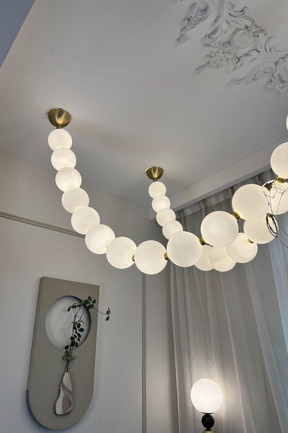Pearl Necklace Chandelier 12cm - view 40 | vexalamps