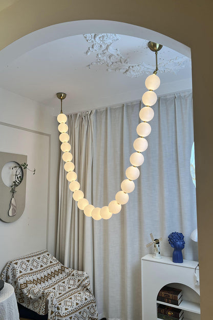 Pearl Necklace Chandelier - view 33 | vexalamps