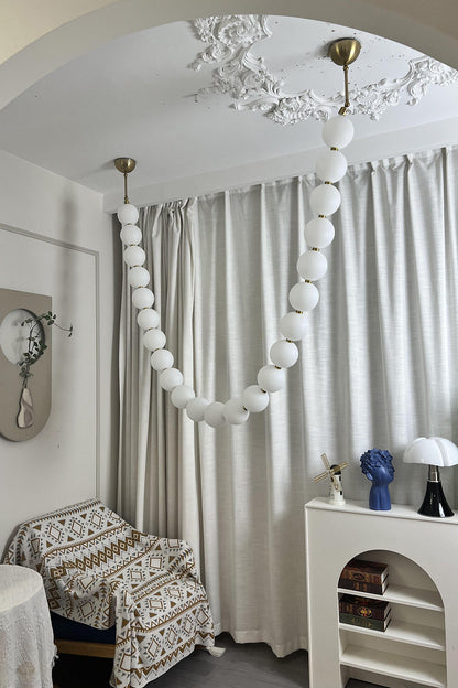 Pearl Necklace Chandelier - view 35 | vexalamps