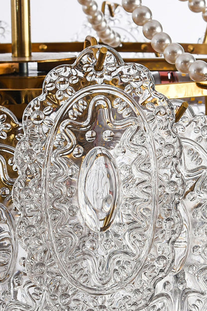 Pearls Glass Chandelier - vexalamps