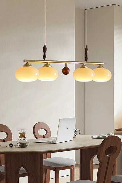 Persimmon Restaurant Chandelier - view 2 | vexalamps