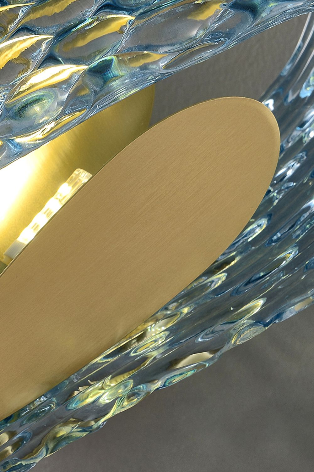 Petal Blue Glass Wall Lamp - vexalamps