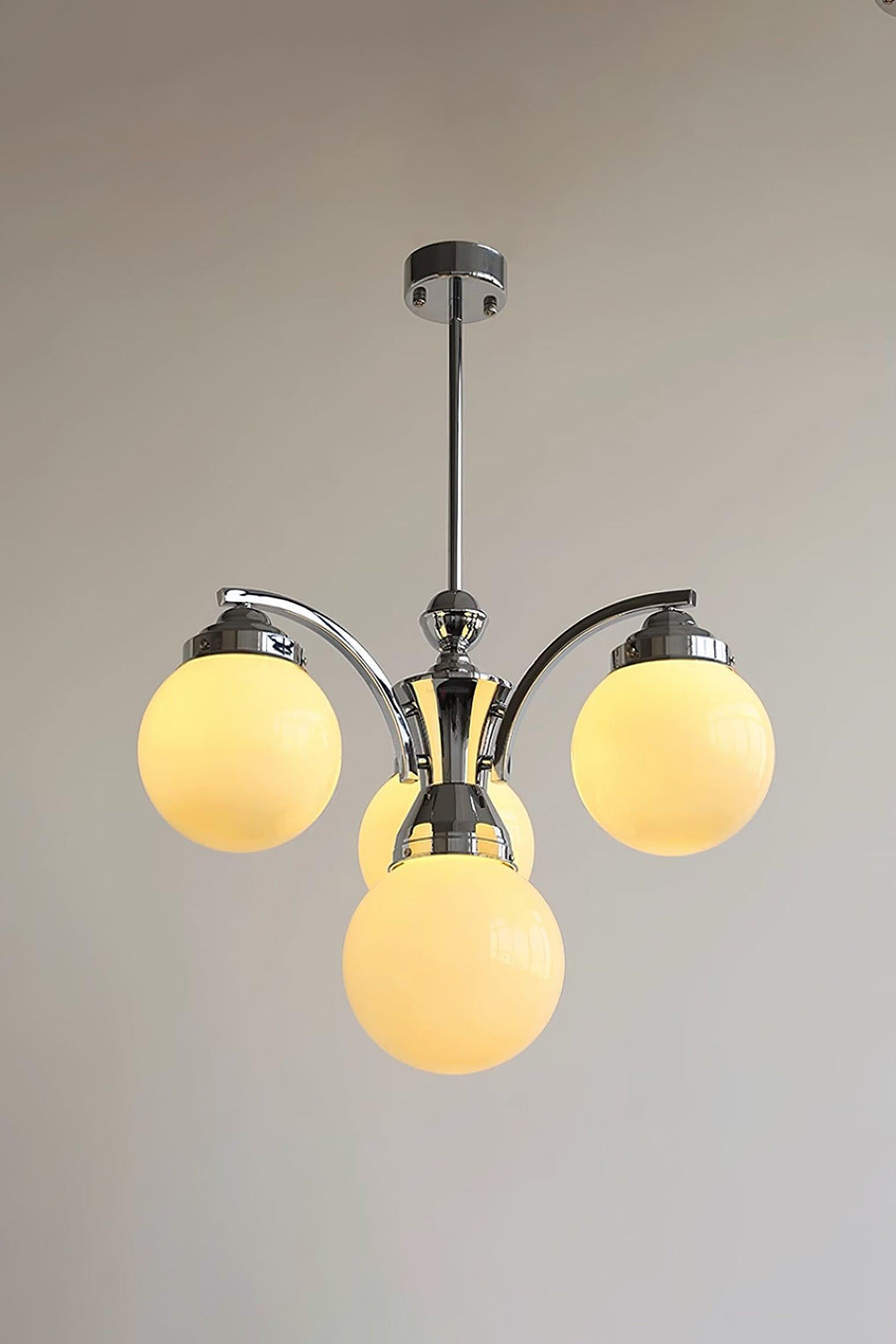 Pink Globe Modern Chandelier - view 13 | vexalamps
