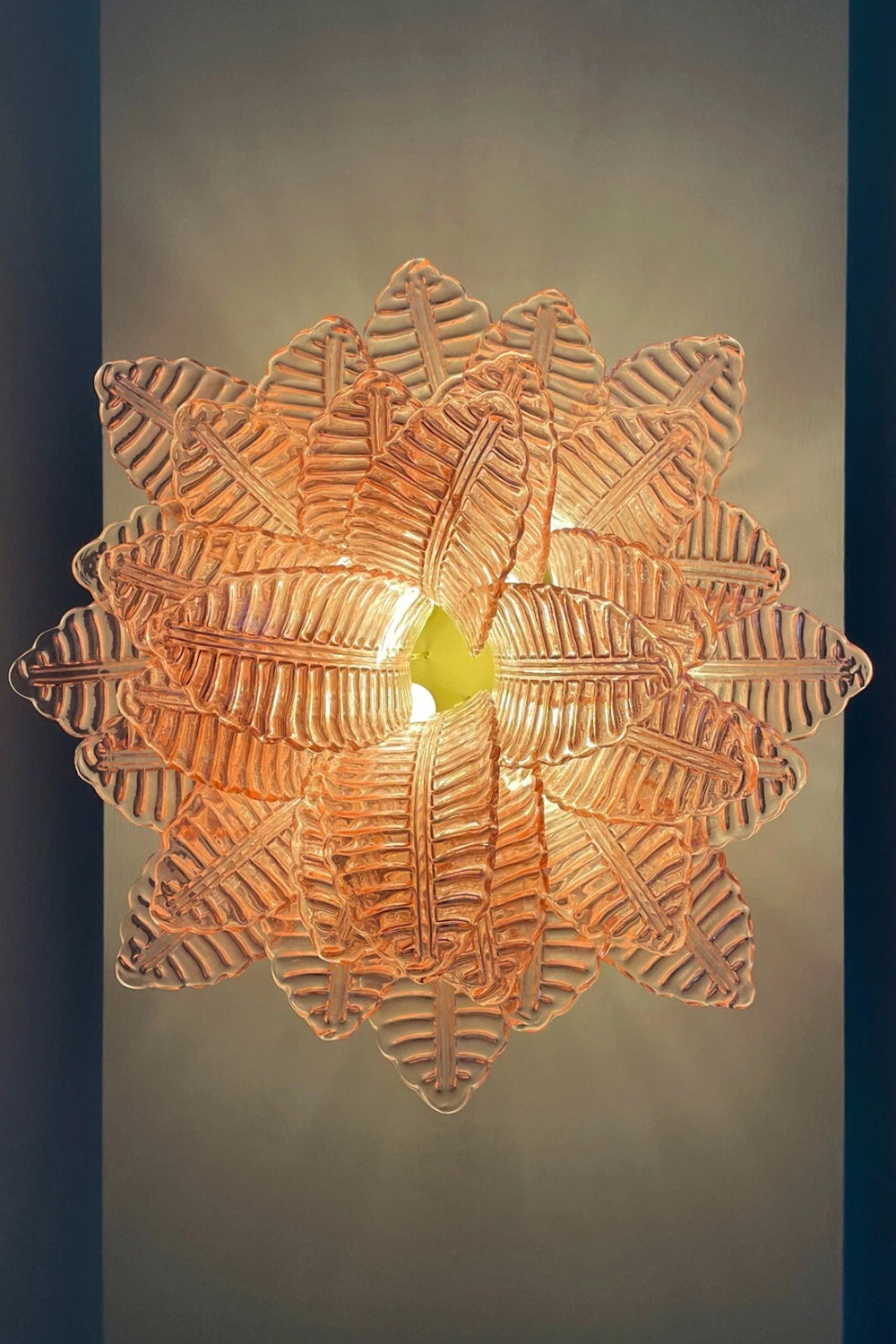 Pink Art Felci Glass Ceiling Light - view 9 | vexalamps