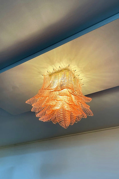 Pink Art Felci Glass Ceiling Light - view 7 | vexalamps