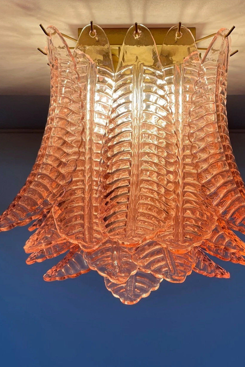 Pink Art Felci Glass Ceiling Light - view 10 | vexalamps