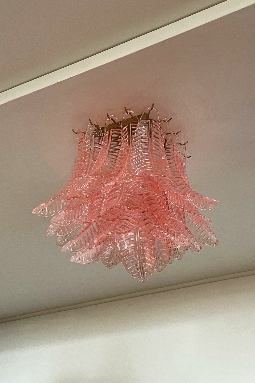 Pink Art Felci Glass Ceiling Light - view 11 | vexalamps