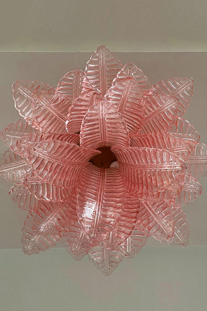 Pink Art Felci Glass Ceiling Light - view 13 | vexalamps