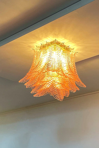 Pink Art Felci Glass Ceiling Light - view 8 | vexalamps