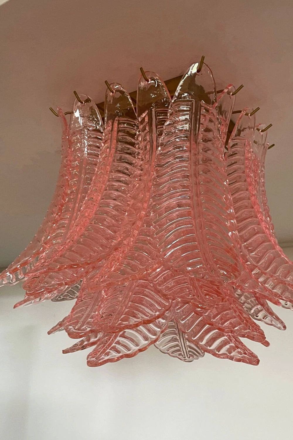 Pink Art Felci Glass Ceiling Light - view 15 | vexalamps