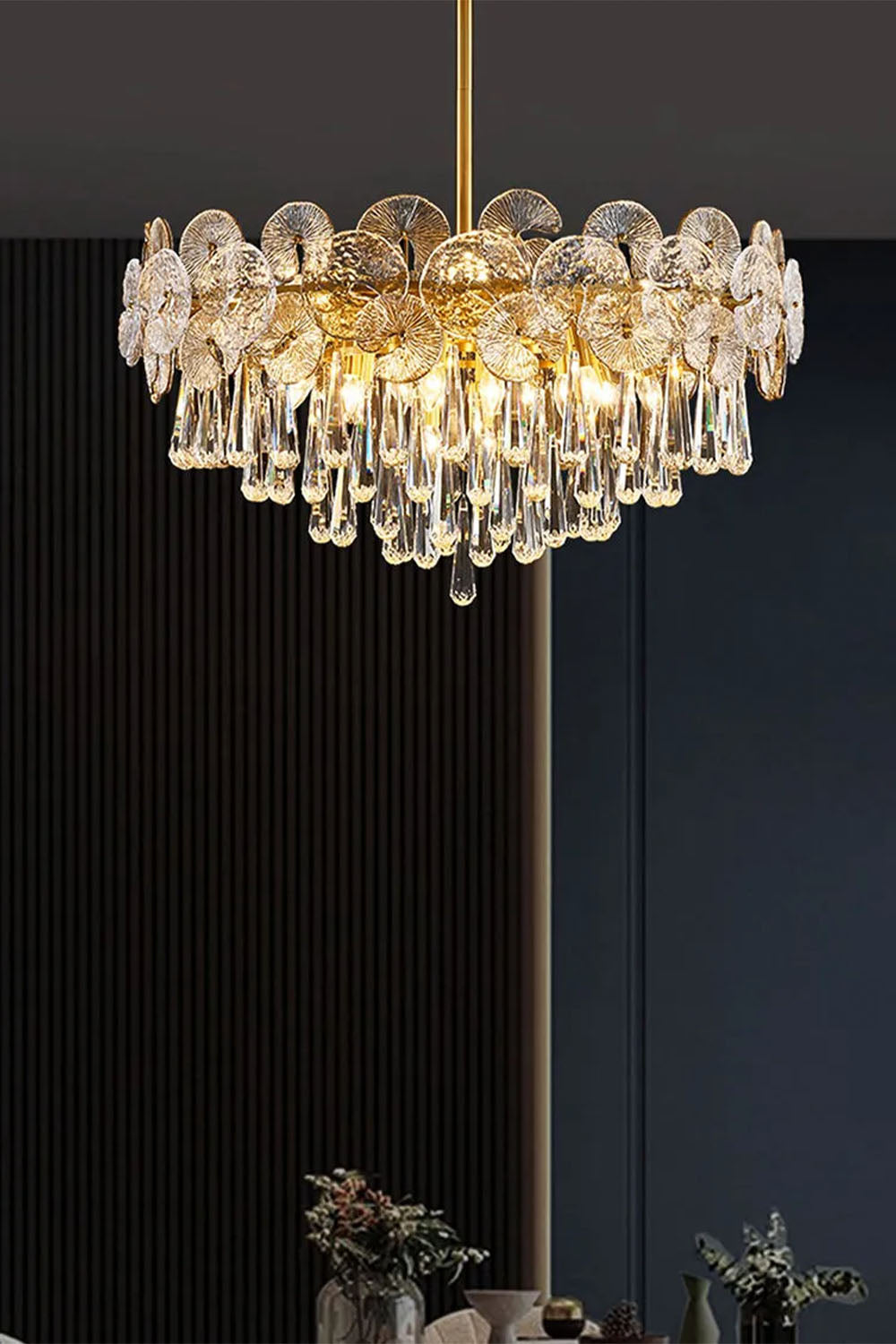 Postmodern Light Luxury Crystal Chandelier - view 2 | vexalamps