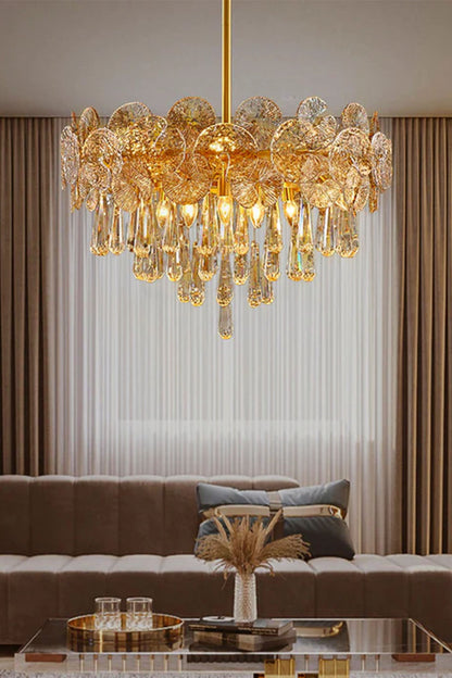 Postmodern Light Luxury Crystal Chandelier - view 3 | vexalamps