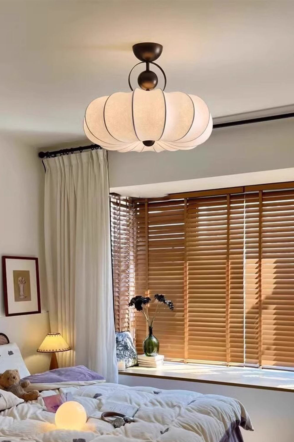 Pumpkin Silk Ceiling Lamp - view 13 | vexalamps