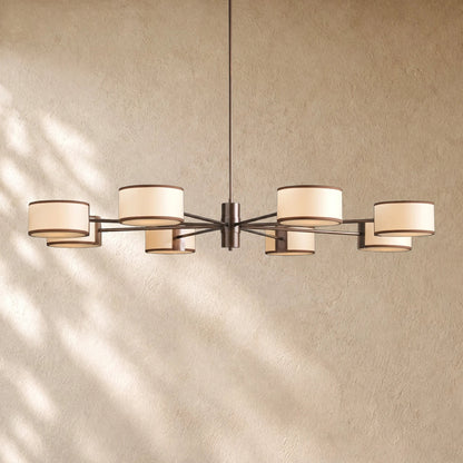 Daphna Fabric Round Chandelier