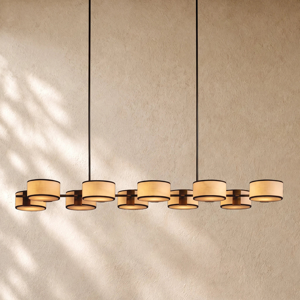 Daphna Fabric Linear Chandelier
