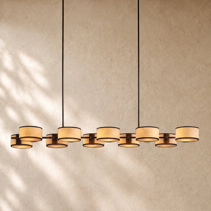 Daphna Fabric Linear Chandelier