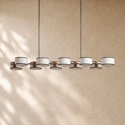 Daphna Fabric Linear Chandelier