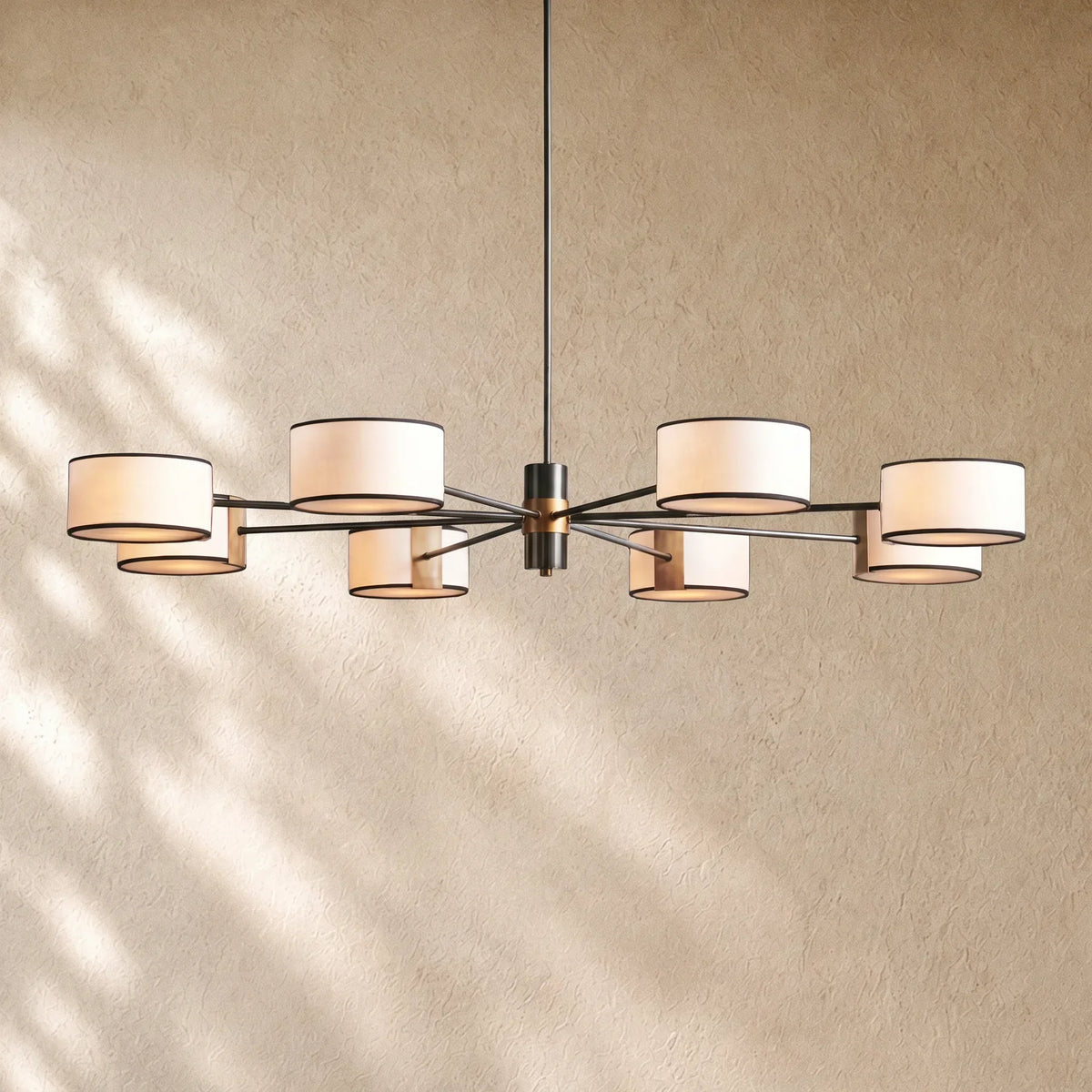 Daphna Fabric Round Chandelier