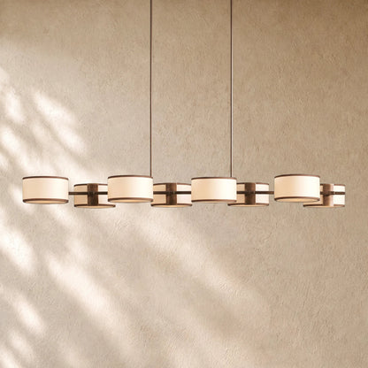 Daphna Fabric Linear Chandelier