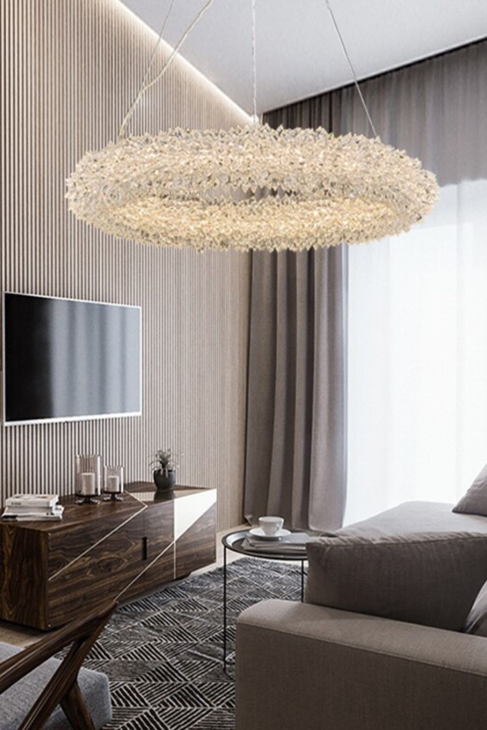 Quartz Crystal Chandelier - vexalamps