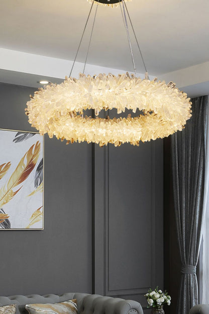 Quartz Crystal Chandelier - vexalamps