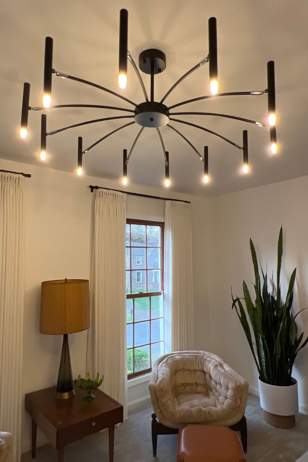Radial Modern Chandelier - view 9 | vexalamps