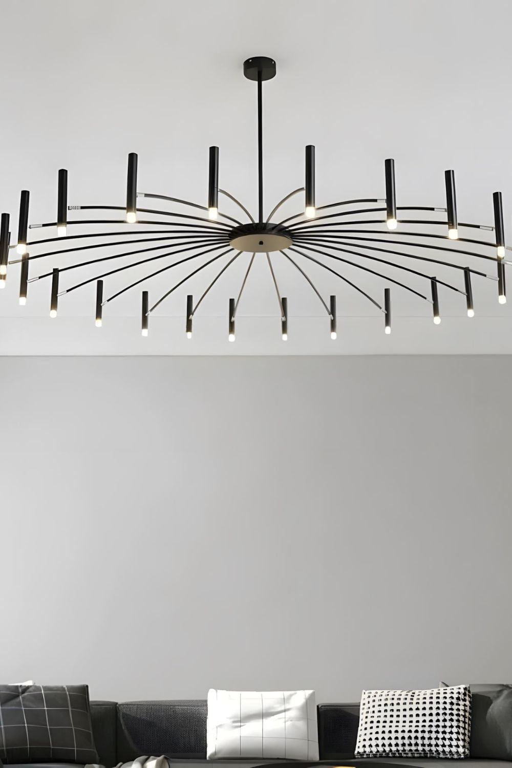Radial Modern Chandelier - view 20 | vexalamps
