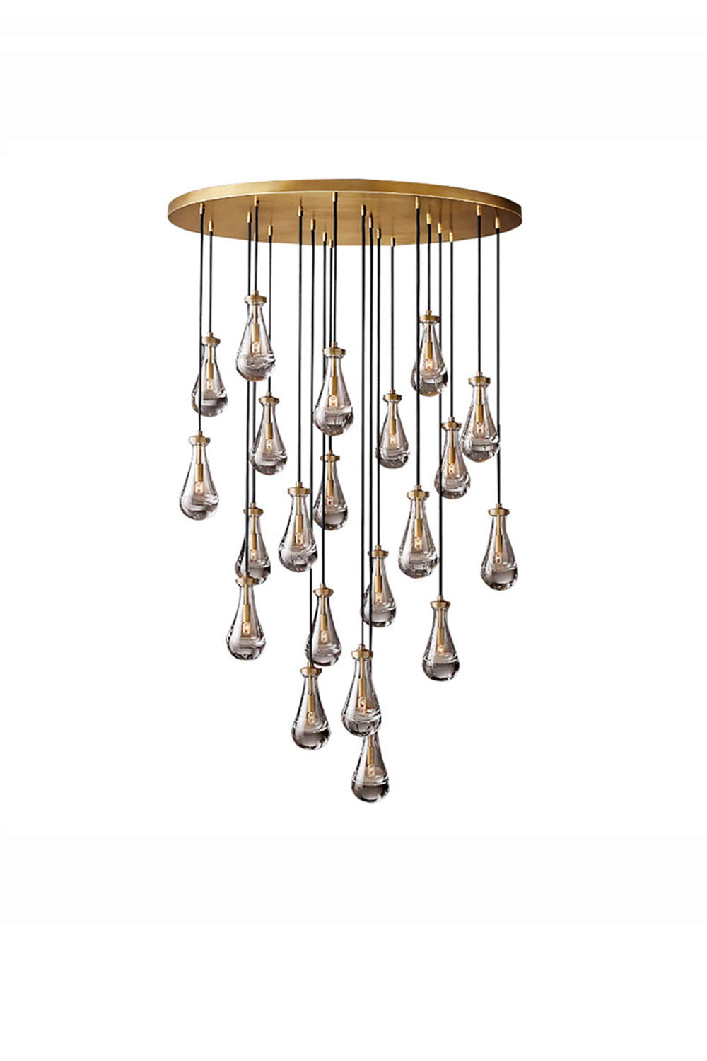 Raindrop Linear Chandelier - vexalamps
