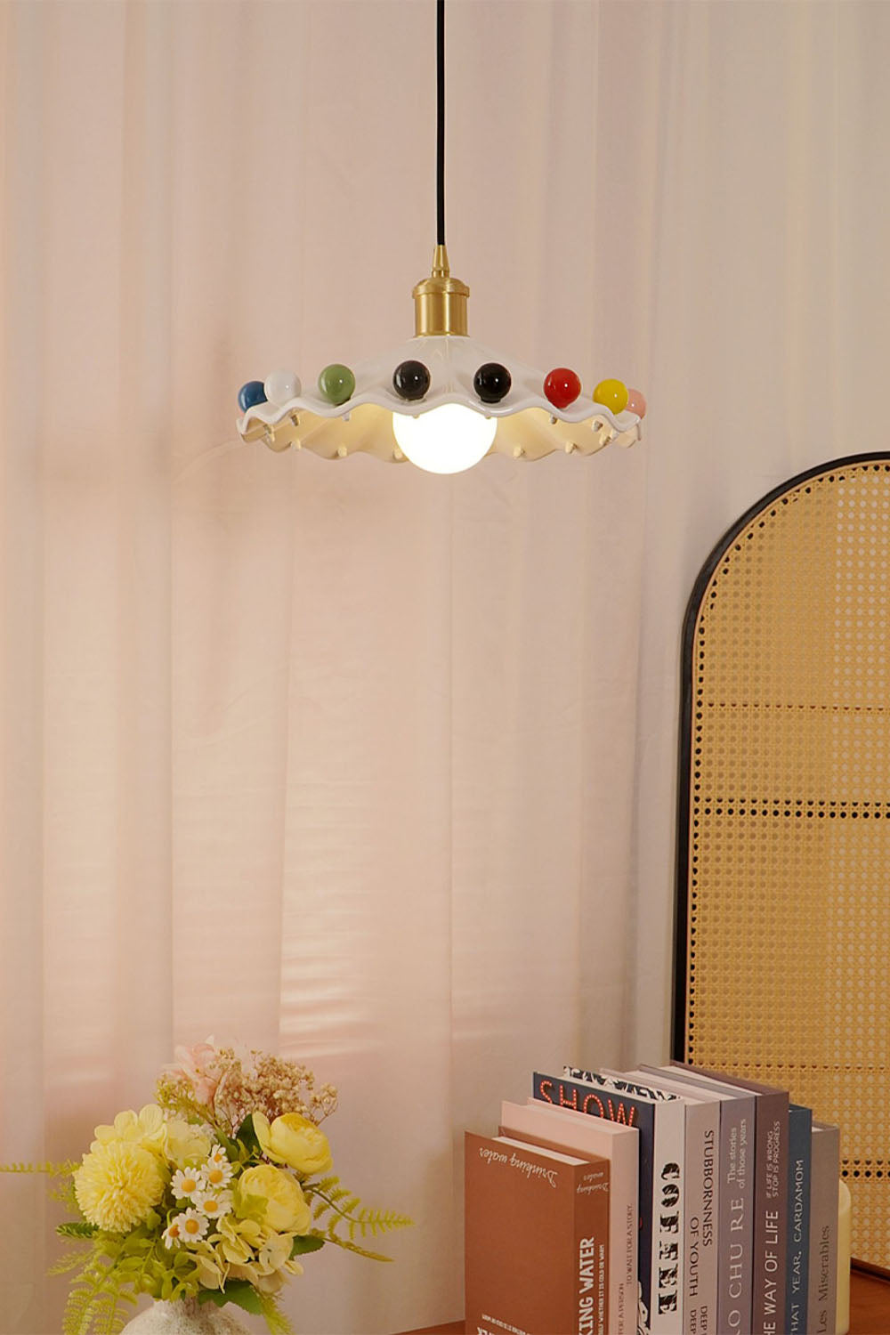 Dopamine Rainbow Wave Pendant Light - view 11 | vexalamps