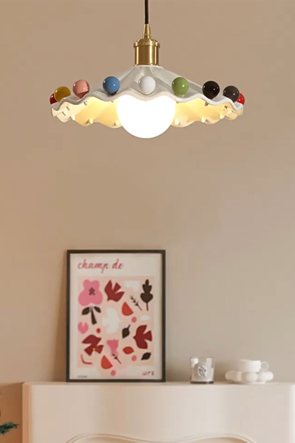 Dopamine Rainbow Wave Pendant Light - view 10 | vexalamps
