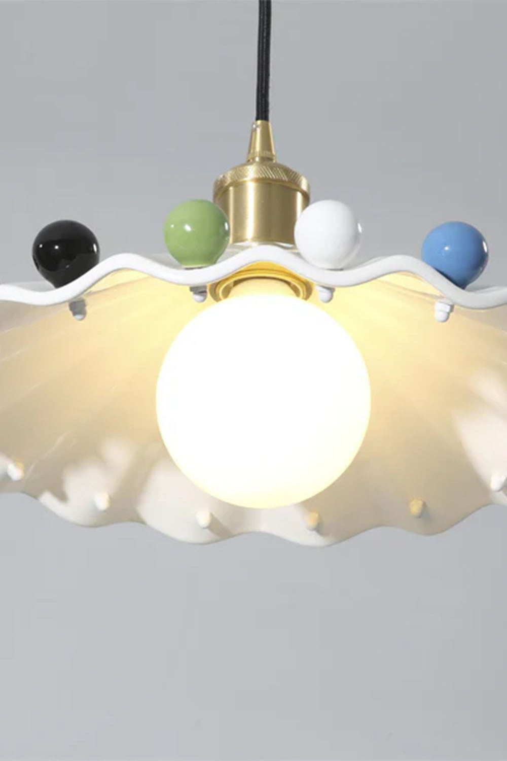 Dopamine Rainbow Wave Pendant Light - view 3 | vexalamps