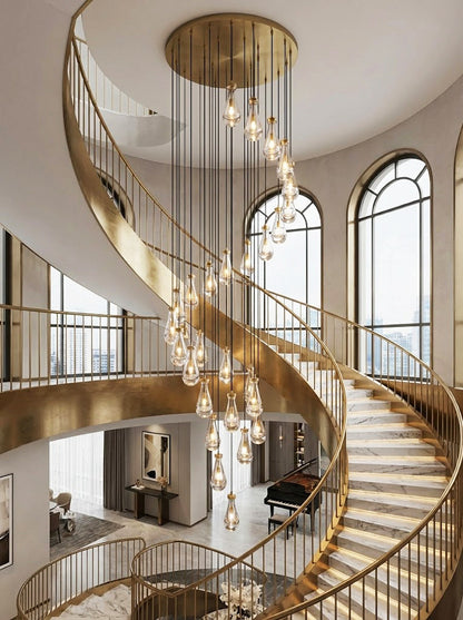 Raindrop Linear Chandelier - view 10 | vexalamps