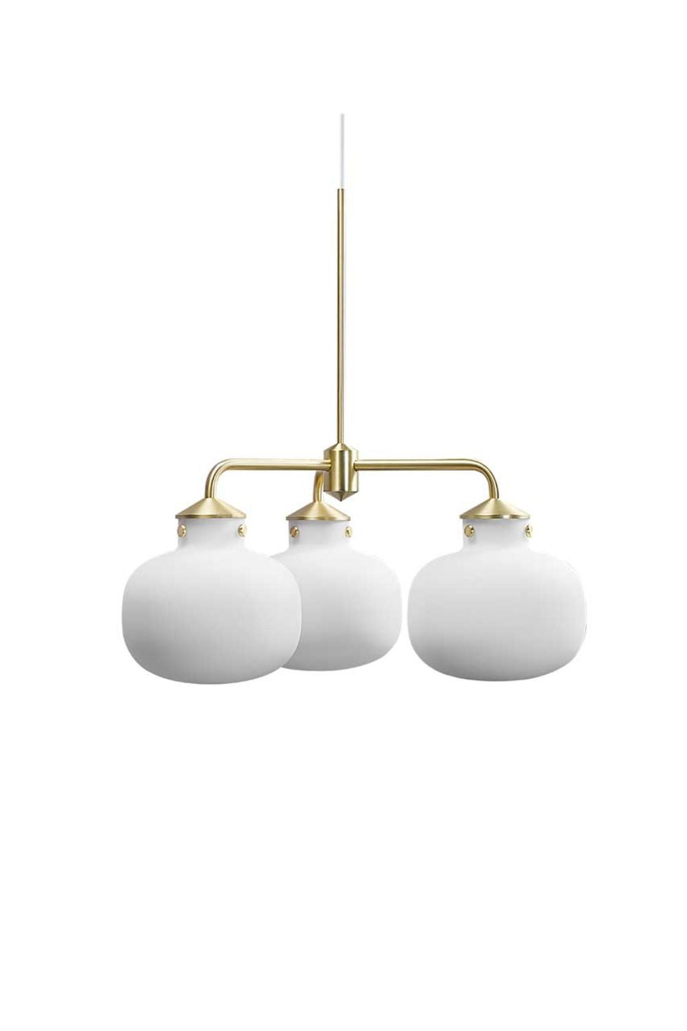 Raito Glass Globe Pendant Chandelier - view 40 | vexalamps