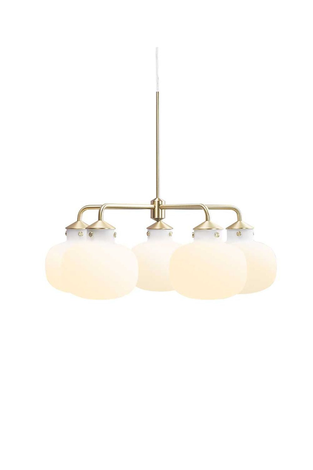 Raito Glass Globe Pendant Chandelier - view 31 | vexalamps