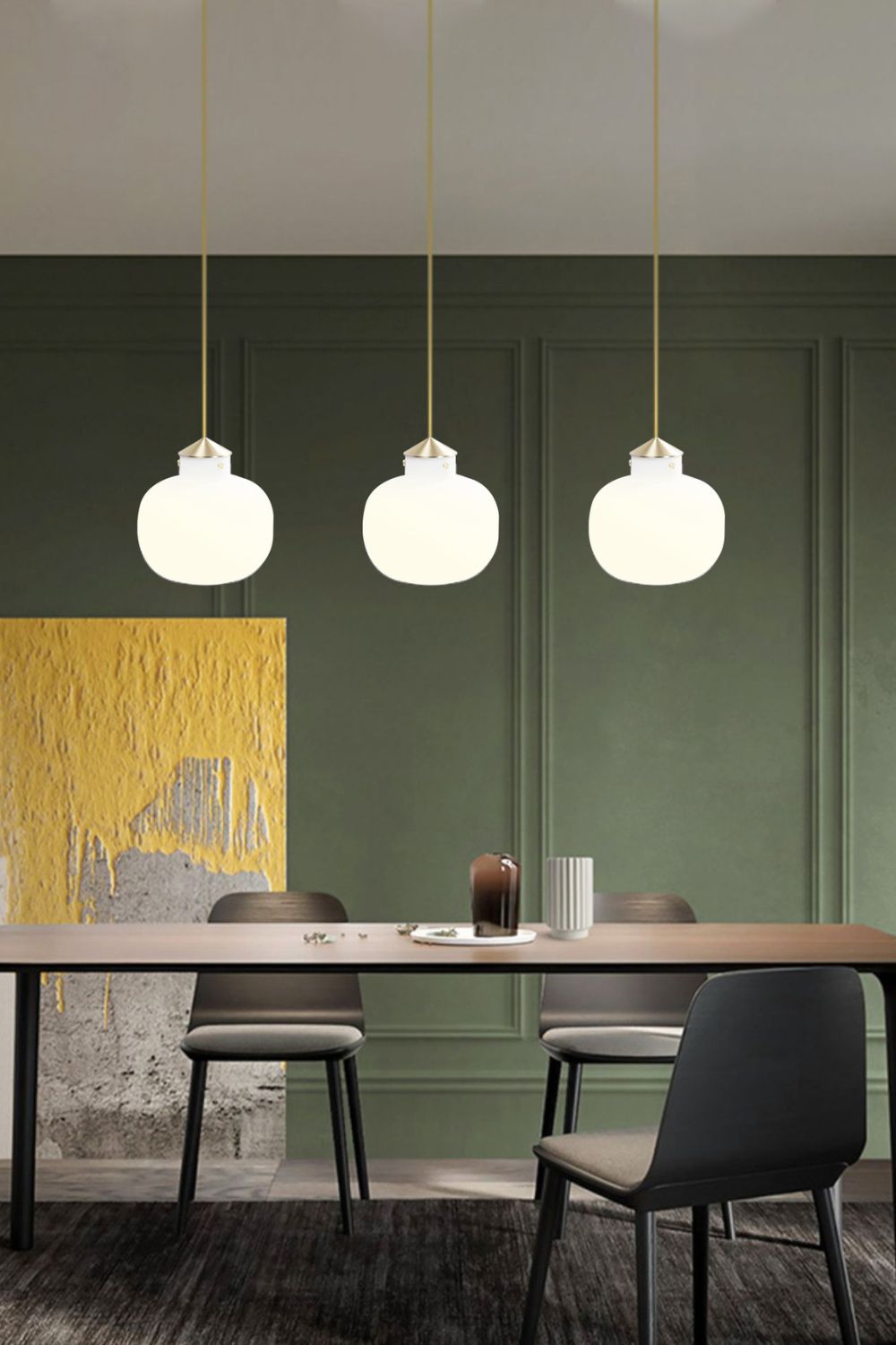 Raito Glass Globe Pendant Light - view 5 | vexalamps
