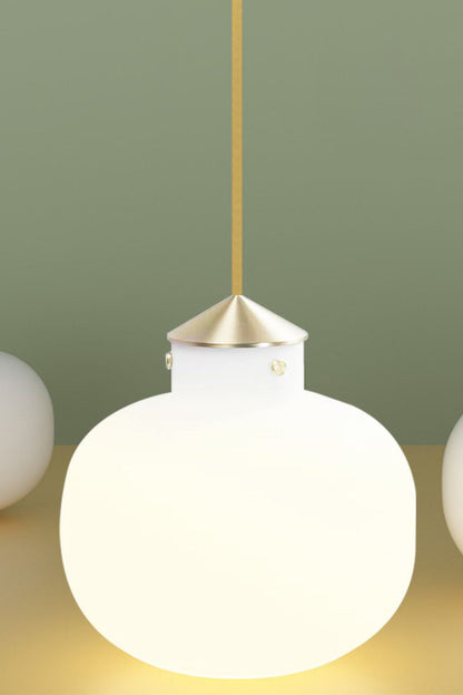 Raito Glass Globe Pendant Light - view 13 | vexalamps