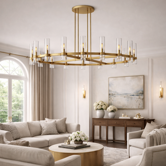 Racerret Round Chandelier