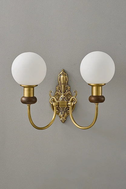 Retro Brass Wall Lamp - view 11 | vexalamps