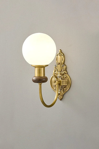 Retro Brass Wall Lamp - view 8 | vexalamps