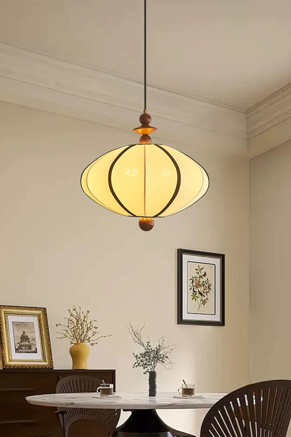 Vintage Lantern Pendant Lamp - view 3 | vexalamps