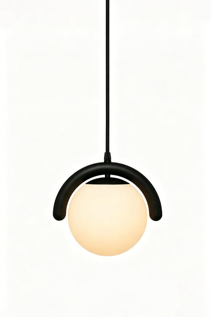 Rhythmic Flow Glass Pendant Lamp| Metal, Glass | Vibrant color version isolated on white | vexa lamps