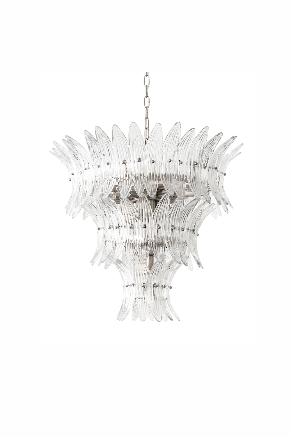 Ribbed Leaf Tier Chandelier Samu  Lamp
