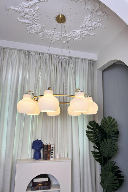 Ring Crown Chandelier - view 2 | vexalamps
