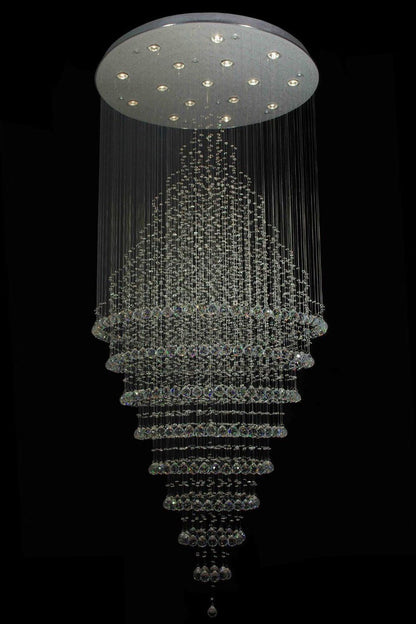 Ring Crystal Chandelier - vexalamps