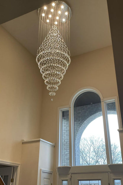 Ring Crystal Chandelier - vexalamps
