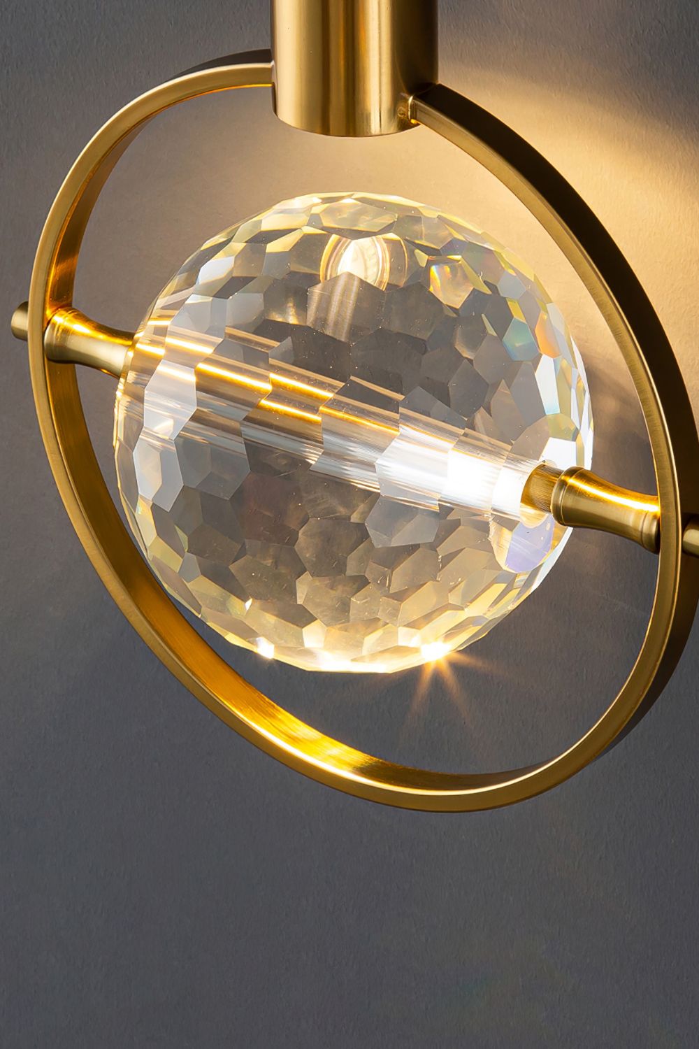 Ring Crystal Pendant Light - vexalamps
