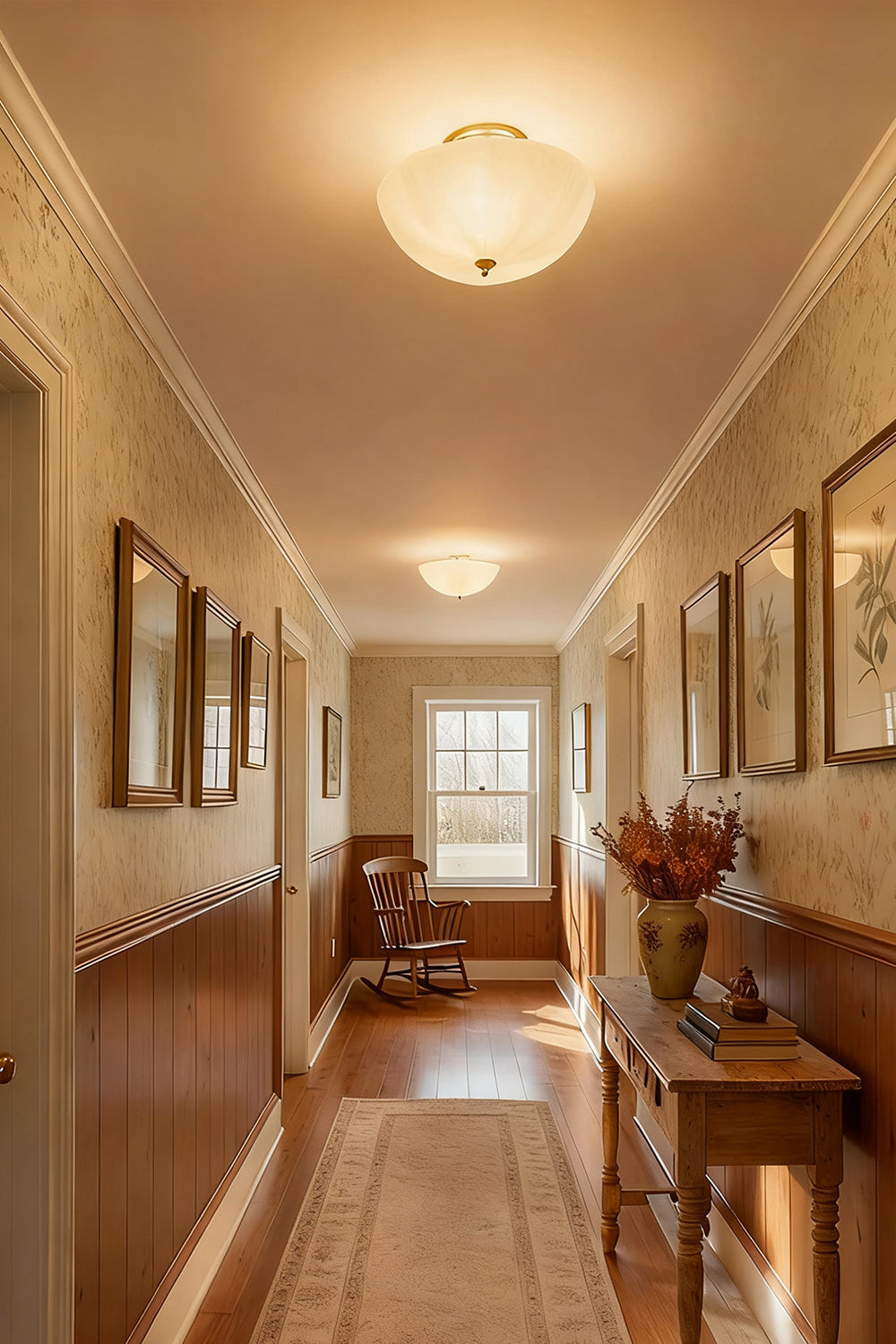 LumaGlass Semi-Flush Light - view 4 | vexalamps